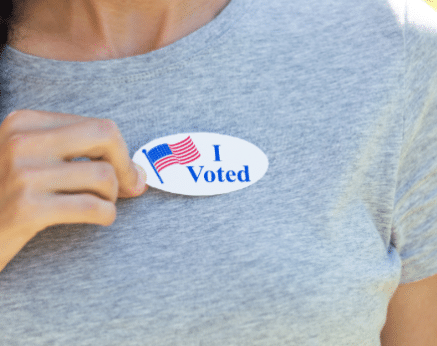 I Voted Sticker