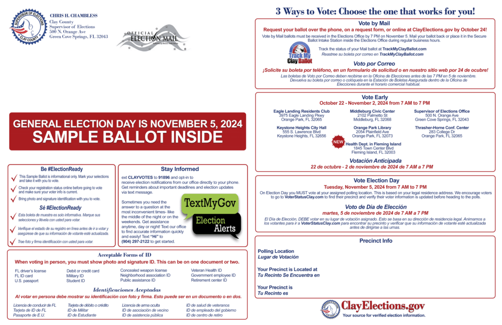 Sample Ballot